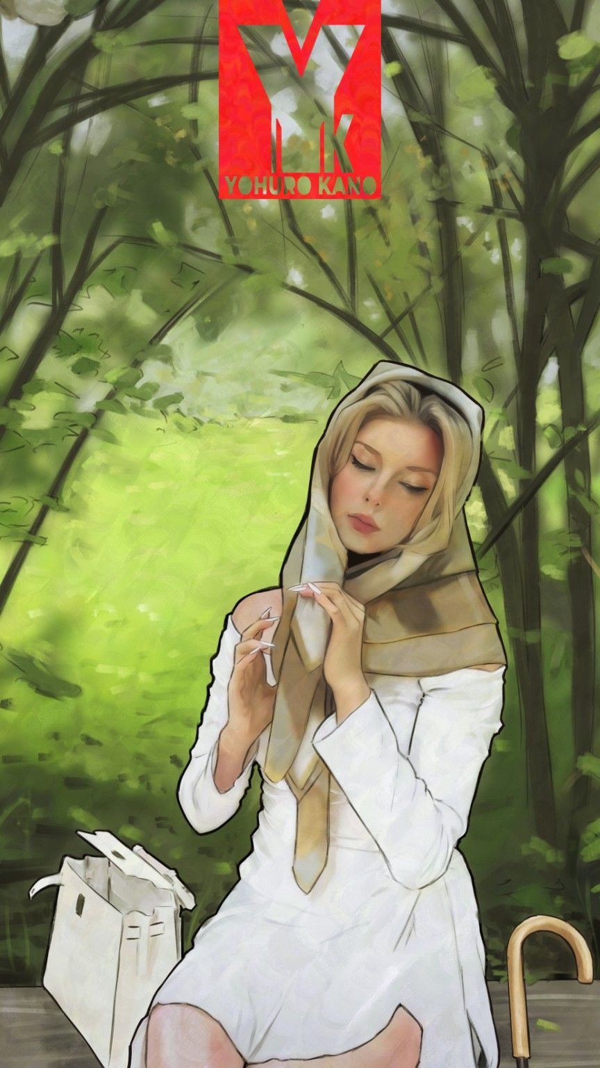Figure in a forest