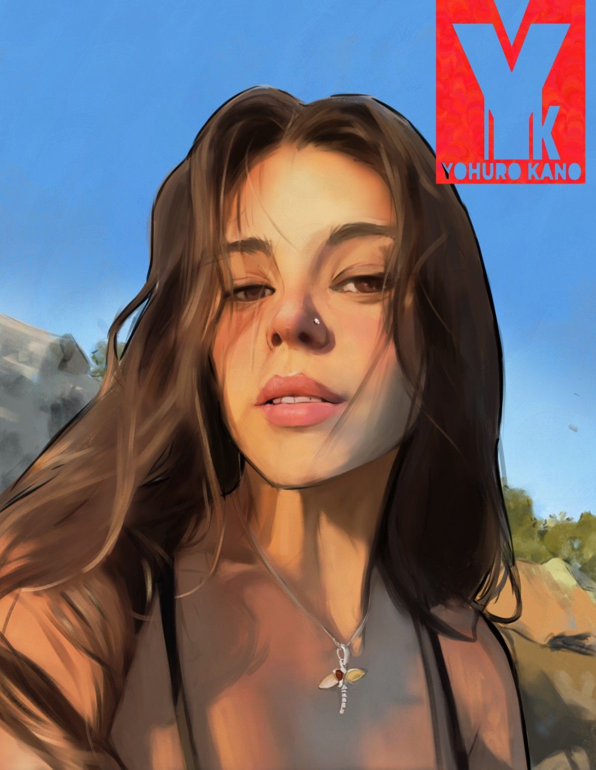 Outdoor portrait in natural light
