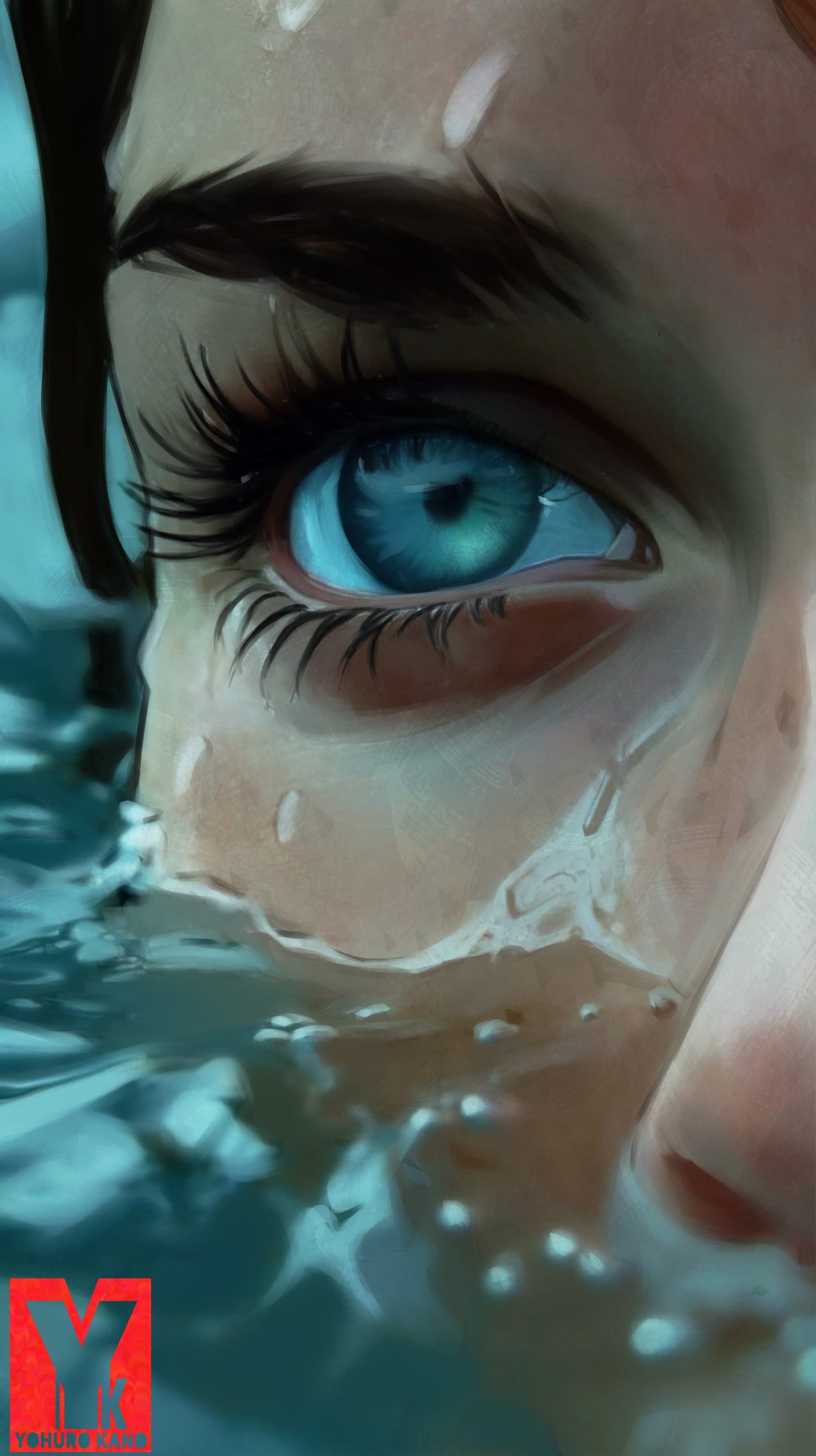 Close study of an eye