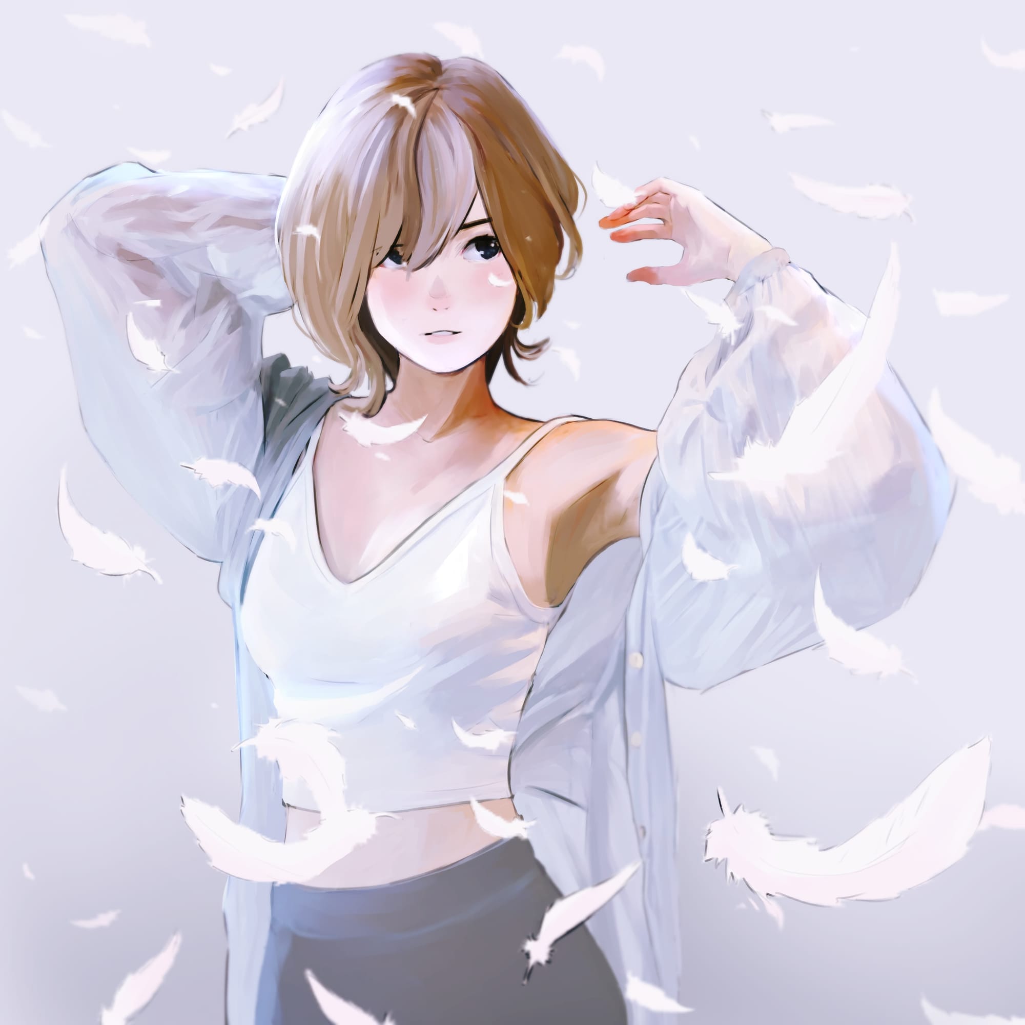 Feathers study